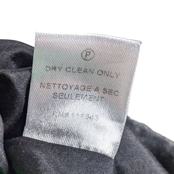 Adam Adam Lippes Mini Skirt Wool Monochrome Plaid Dark Academia 12 - Picture 4 of 6